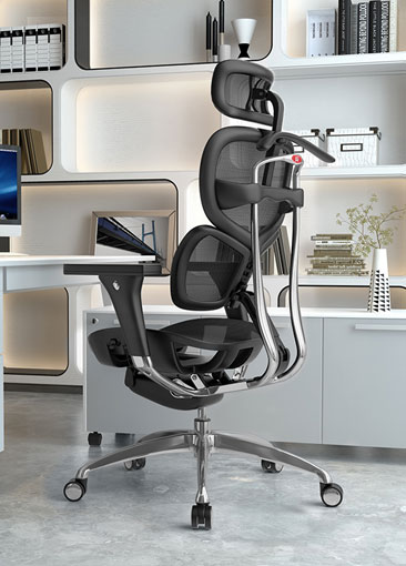 Features Of A7-1 Black Frame Black Mesh Most Comfortable Office Chair For Long Hours2900