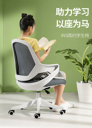 Features Of S1C-101 White Frame Grey Mesh Small Size Ergonomic Chair For Short Person880