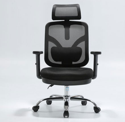 Sihoo M56 Ergonomic Black Mesh High Back Rolling Office Chair with Arms