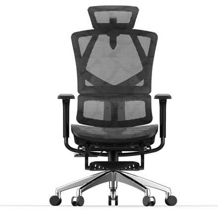 SIHOO Ergonomic Office Chair Adjustable Headrest and Lumbar Support,High Back Computer Chair Blue 