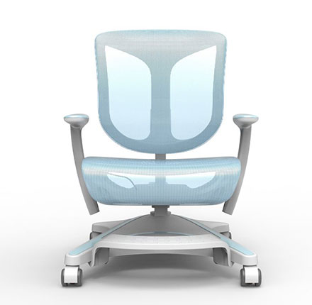 Sihoo K39 Light Blue Ergonomic Children Study Chair with Full PP Material Mesh and Adjustable Armrest
