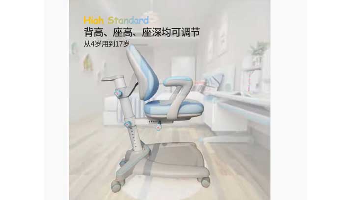 Sihoo K35C Ergonomic Chair Adjustable Kids Desk Chair Pink Kids Desk Chair