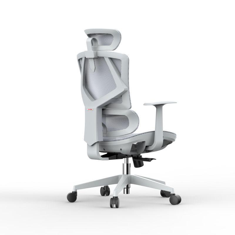 Grey Office Chair Adjustable Arms