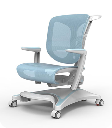 Sihoo K39 Light Blue Ergonomic Children Study Chair with Full PP Material Mesh and Adjustable Armrest