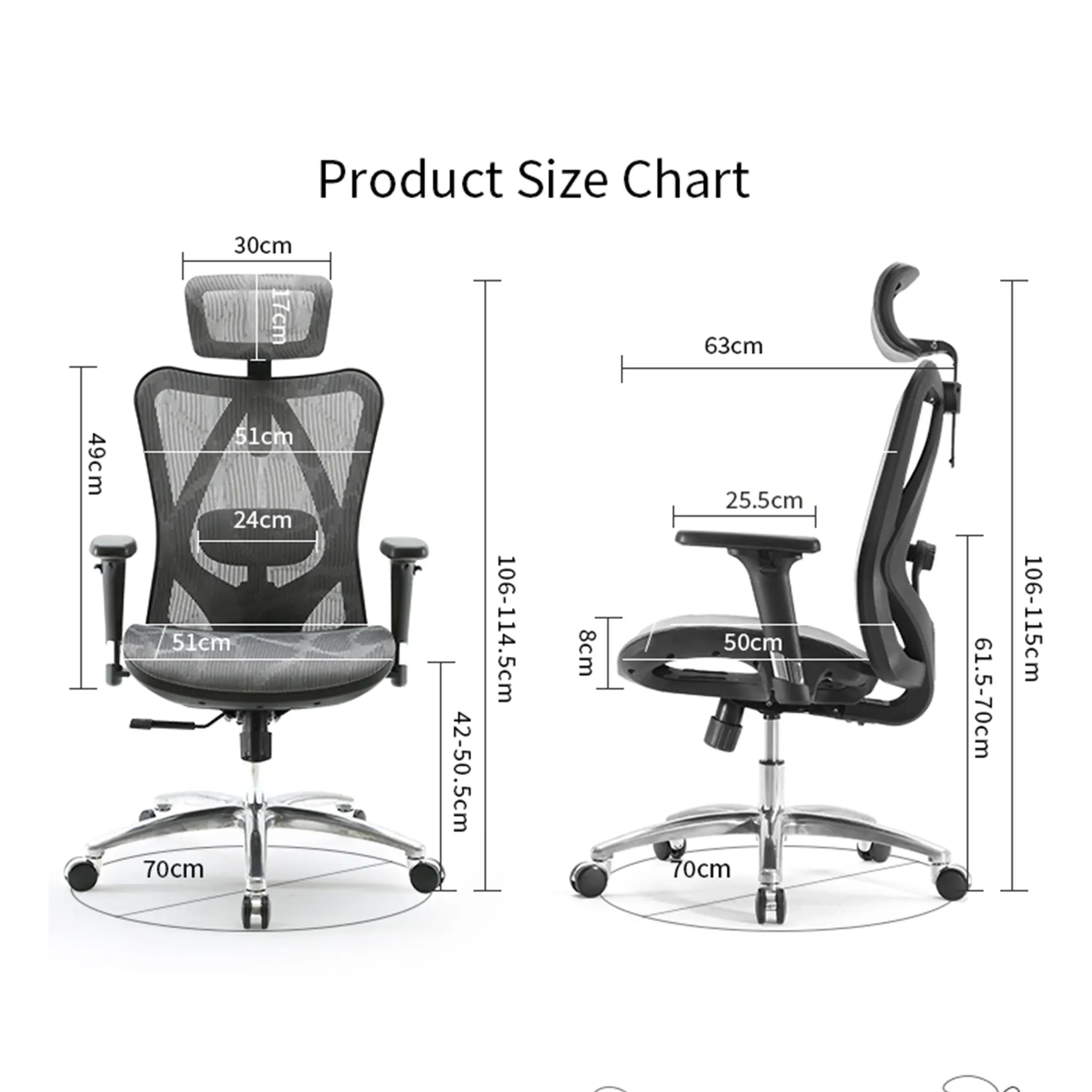 ergonomic chairs m57